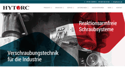 Desktop Screenshot of hytorc.de