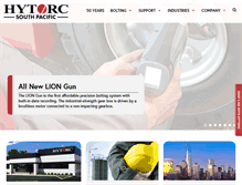 Tablet Screenshot of hytorc.com.au